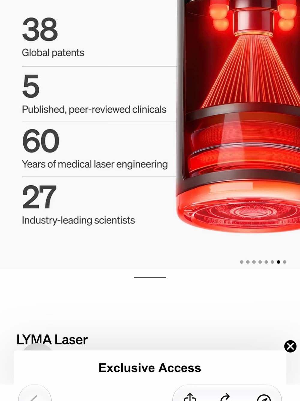 LYMALaser $2,695 ColdLaser Skincare Device Excellent Condition+Charger OnlyOwner - Picture 3 of 8